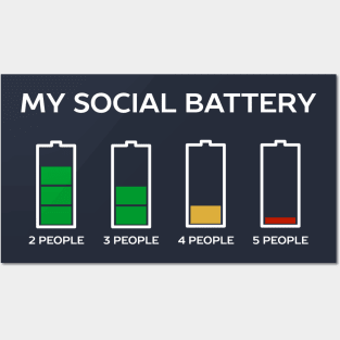 Funny Introvert Humor T-Shirt Posters and Art